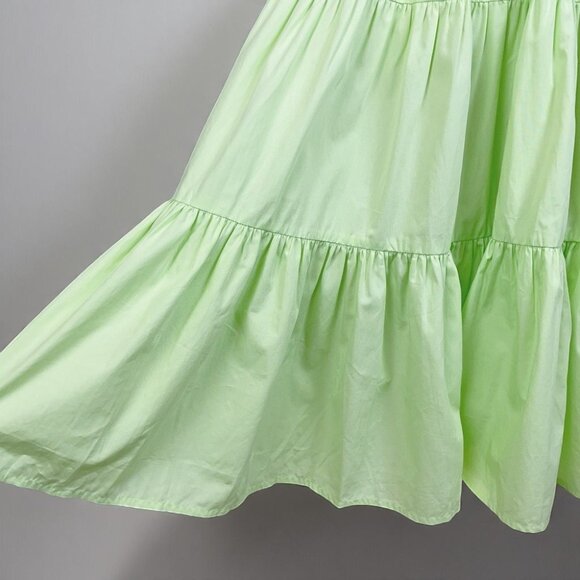 NWT Lusana Anita Midi Dress in Keylime - Picture 8 of 9